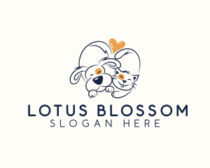 Pet Love Veterinarian logo design