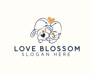 Pet Love Veterinarian logo design