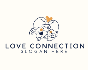 Pet Love Veterinarian logo design