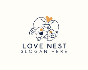 Pet Love Veterinarian logo design