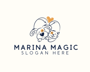 Pet Love Veterinarian logo design