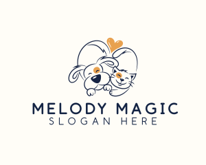 Pet Love Veterinarian logo design