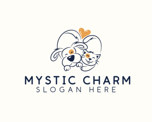 Pet Love Veterinarian logo design