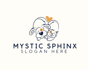 Pet Love Veterinarian logo design