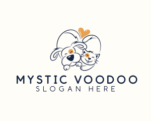 Pet Love Veterinarian logo design