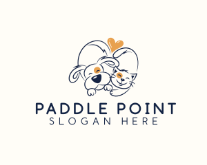 Pet Love Veterinarian logo design