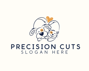 Pet Love Veterinarian logo design