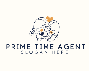 Pet Love Veterinarian logo design