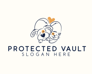 Pet Love Veterinarian logo design