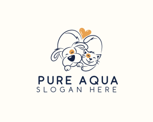 Pet Love Veterinarian logo design