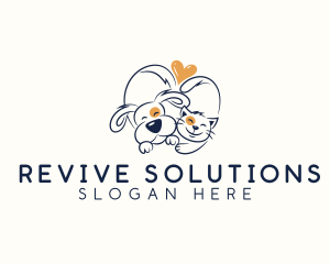 Pet Love Veterinarian logo design