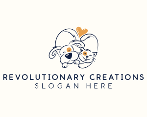 Pet Love Veterinarian logo design