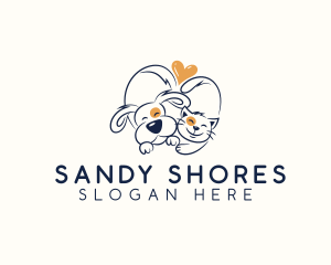 Pet Love Veterinarian logo design