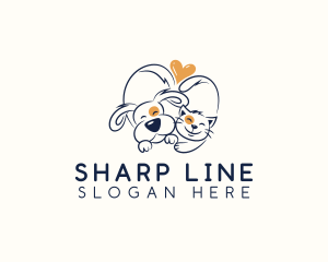 Pet Love Veterinarian logo design