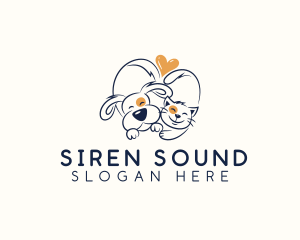 Pet Love Veterinarian logo design