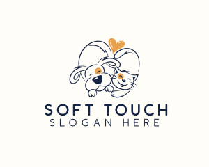 Pet Love Veterinarian logo design