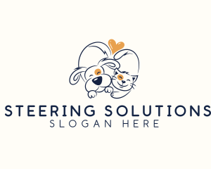 Pet Love Veterinarian logo design