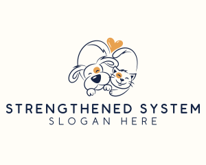 Pet Love Veterinarian logo design