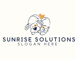 Pet Love Veterinarian logo design