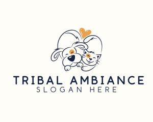 Pet Love Veterinarian logo design