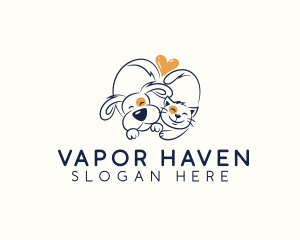 Pet Love Veterinarian logo design