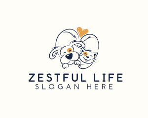 Pet Love Veterinarian logo design