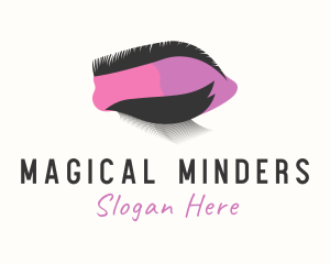 Pink Beauty Eyelash logo design