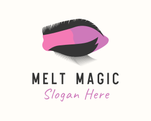 Pink Beauty Eyelash logo design