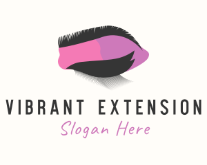 Pink Beauty Eyelash logo design