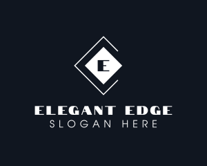 Elegant Modern Diamond Brand logo design