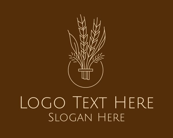 Crops logo example 3