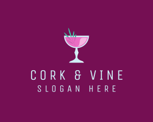 Party Cocktail Drink  logo design