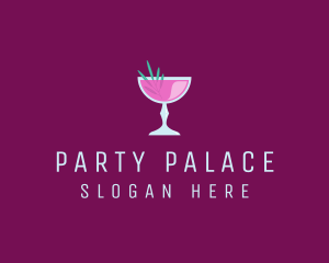 Party Cocktail Drink  logo design