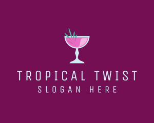 Party Cocktail Drink  logo design