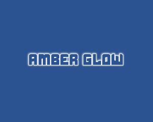 Robotic Glow Text logo design