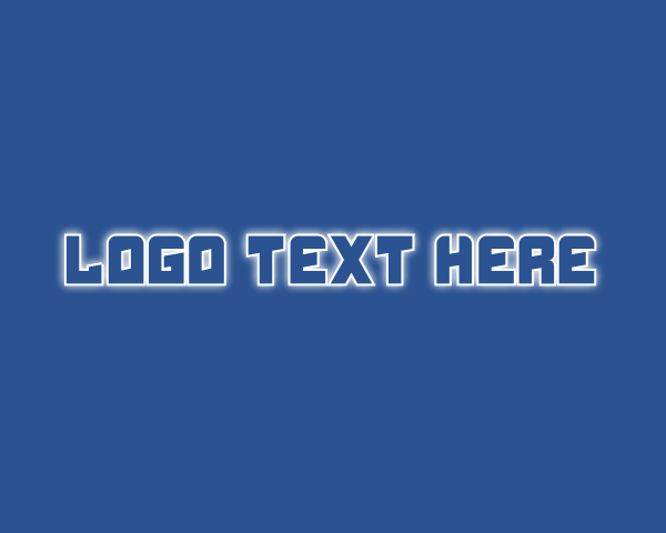 Robotic Glow Text logo