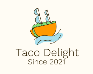 Taco Sailing Ship logo