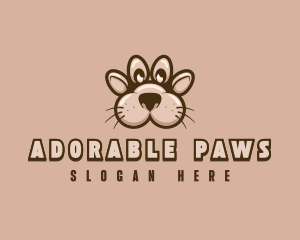 Dog Paw Pet logo design