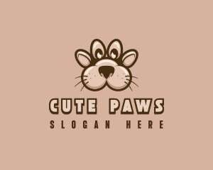 Dog Paw Pet logo design