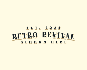 Retro Hipster Craft logo design