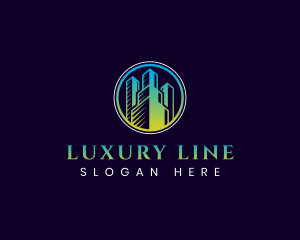 Luxury Building Property logo design