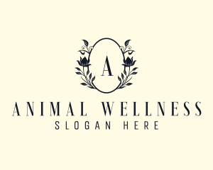 Floral Skincare Boutique logo design