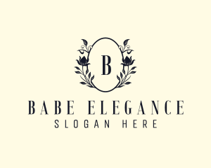 Floral Skincare Boutique logo design