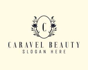 Floral Skincare Boutique logo design