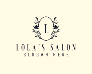 Floral Skincare Boutique logo design