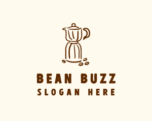 Brewed Coffee Bean logo