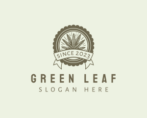 Hemp Cannabis Farm logo design