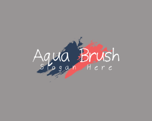 Brush Paint Brand logo design