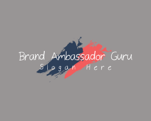 Brush Paint Brand logo design