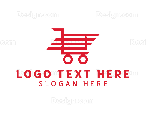 Trolley Shopping Cart Logo